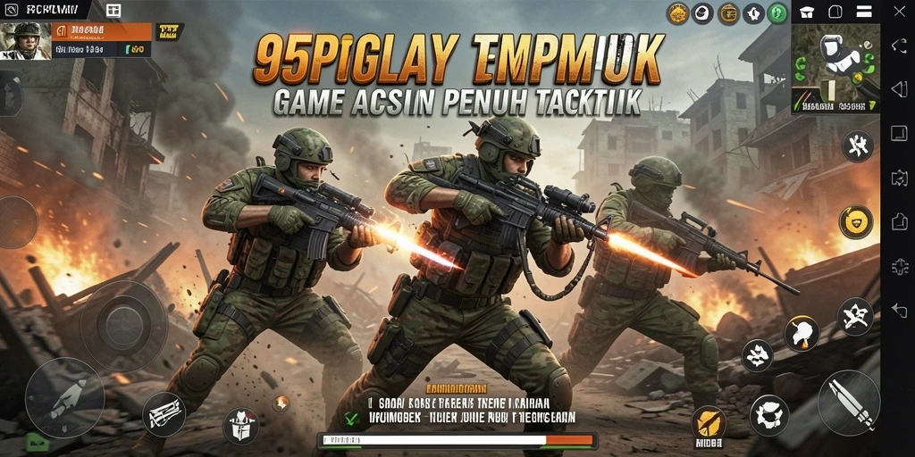 Tampilan gameplay TPS yang mendebarkan di 95PGPLAY.