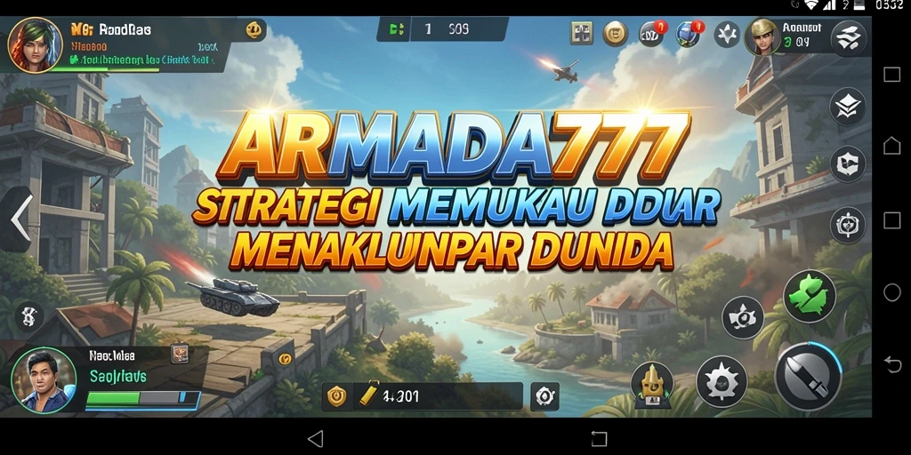 Tampilan gameplay menarik dari ARMADA777 yang penuh strategi.