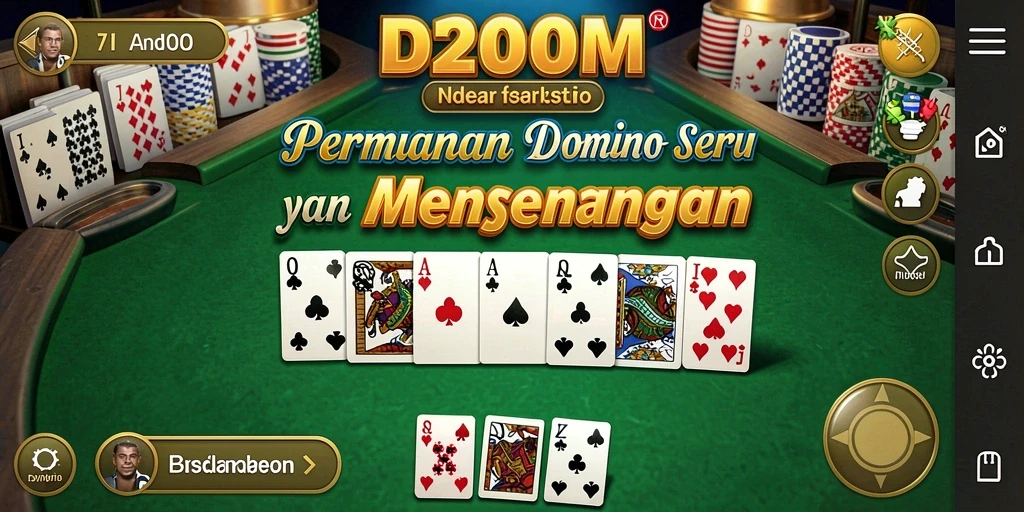 Tampilan gameplay seru D200M dengan grafis memukau dan interaksi pemain.