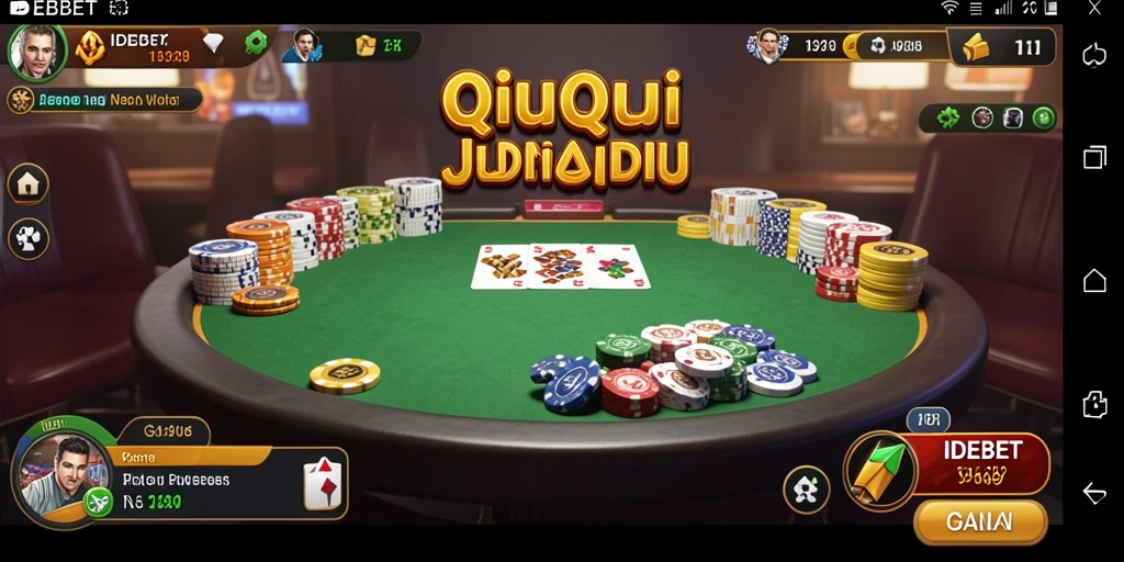 Tangkapan layar gameplay IDEBET menampilkan tantangan seru di QiuQiu.