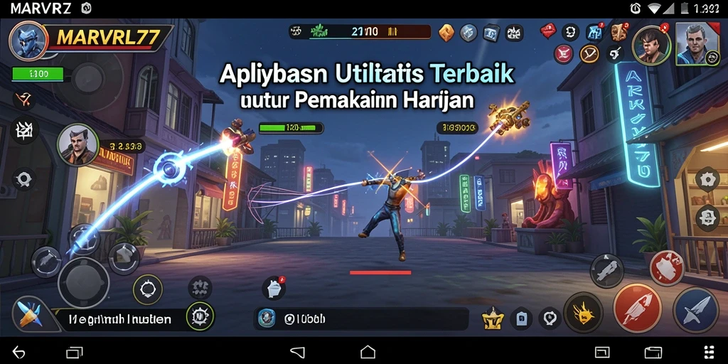 Tampilan antarmuka <strong>MARVRL77</strong> yang ramah pengguna dan fitur utilitasnya yang bermanfaat.
