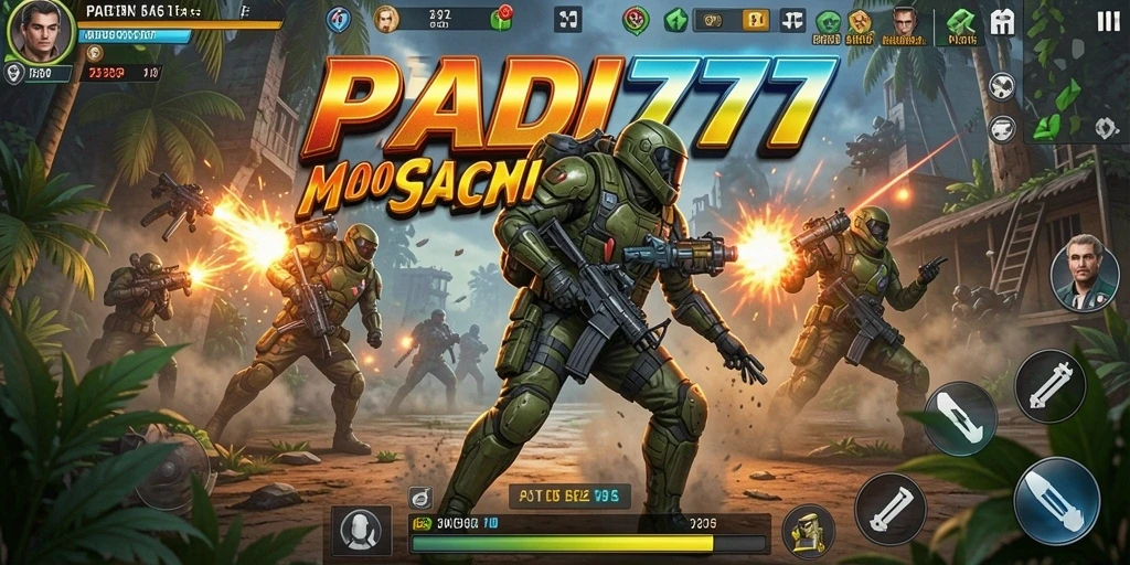 Tampilan gameplay PADI777 yang penuh aksi dan mendebarkan.