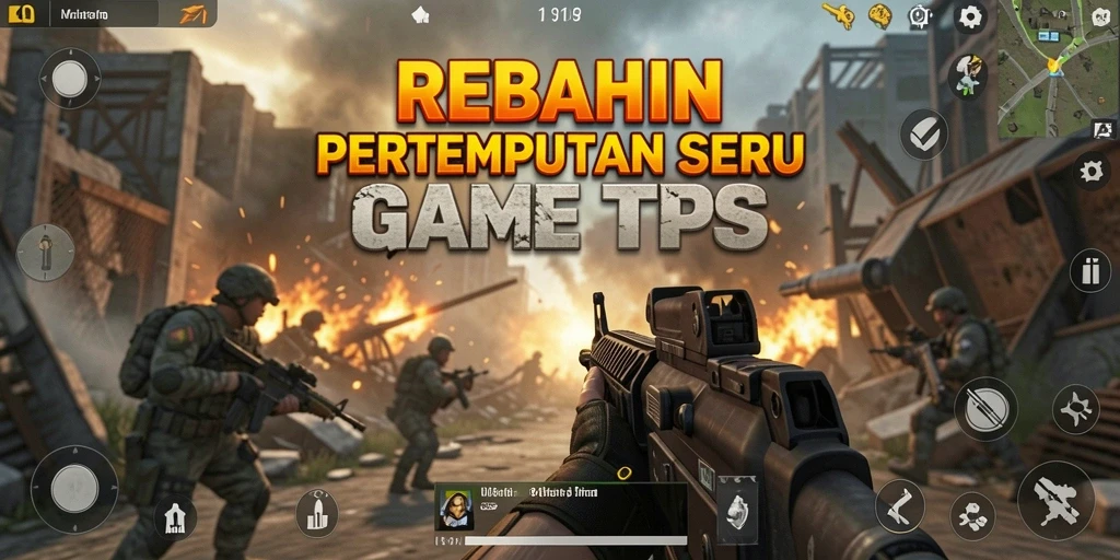 Tampilan gameplay seru dalam REBAHIN saat pertempuran berlangsung.
