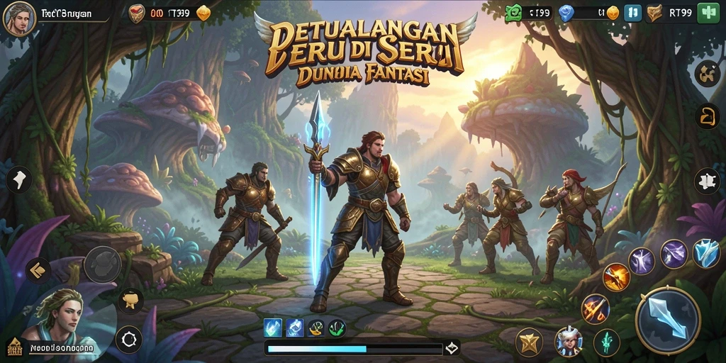 Screenshot gameplay seru RT99 menunjukkan aksi petualangan menegangkan.