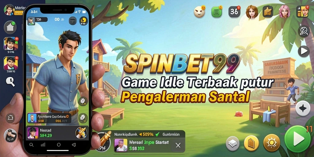 Tampilan menarik gameplay Idle SPINBET99 dengan animasi menawan.