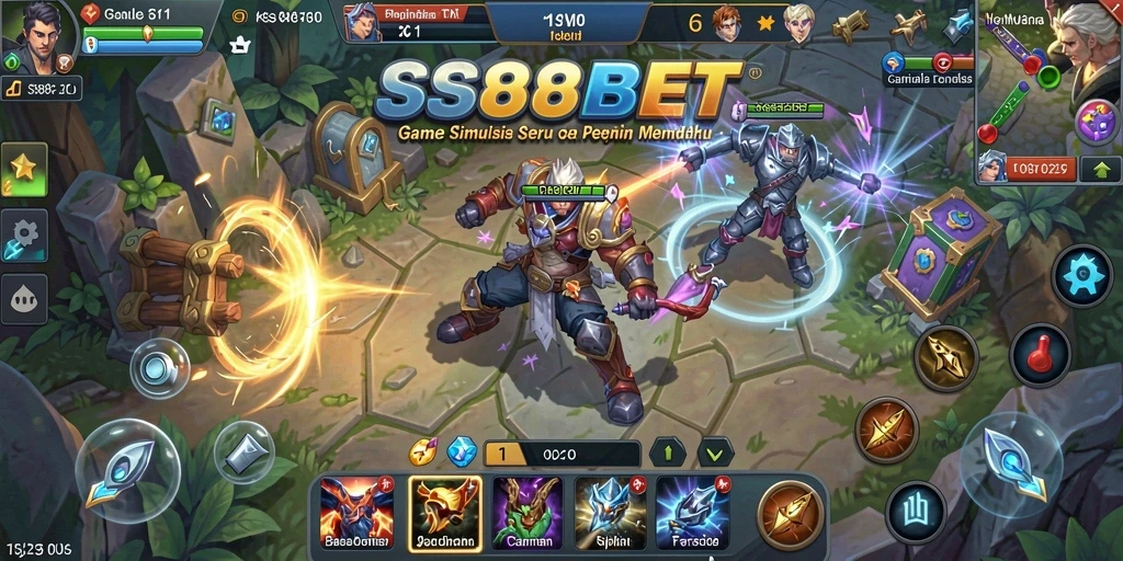 Tampilan menarik gameplay SS88BET dalam simulasi yang seru.